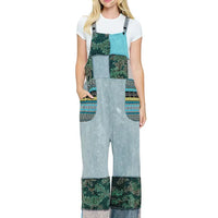 Overall Vintage Washed Patchwork