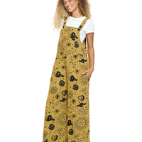 Overall Hippie Celestial Print