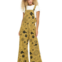 Overall Hippie Celestial Print