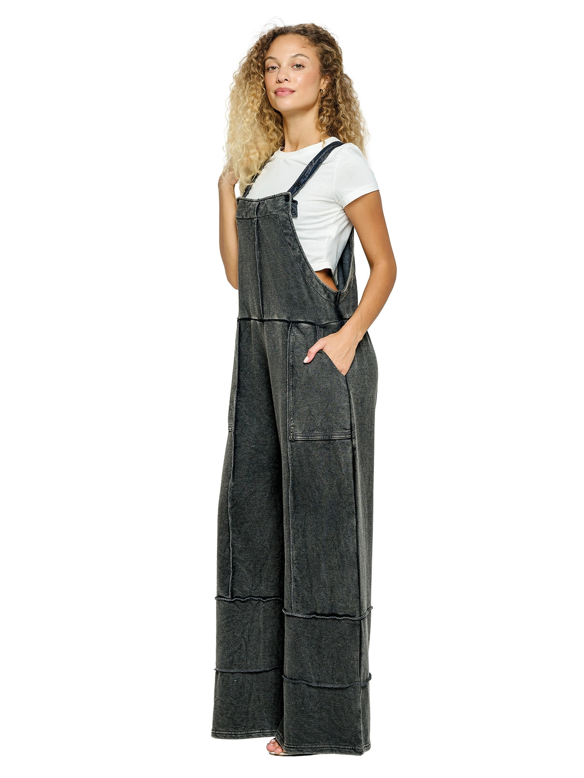 Overall Patchwork Stonewashed