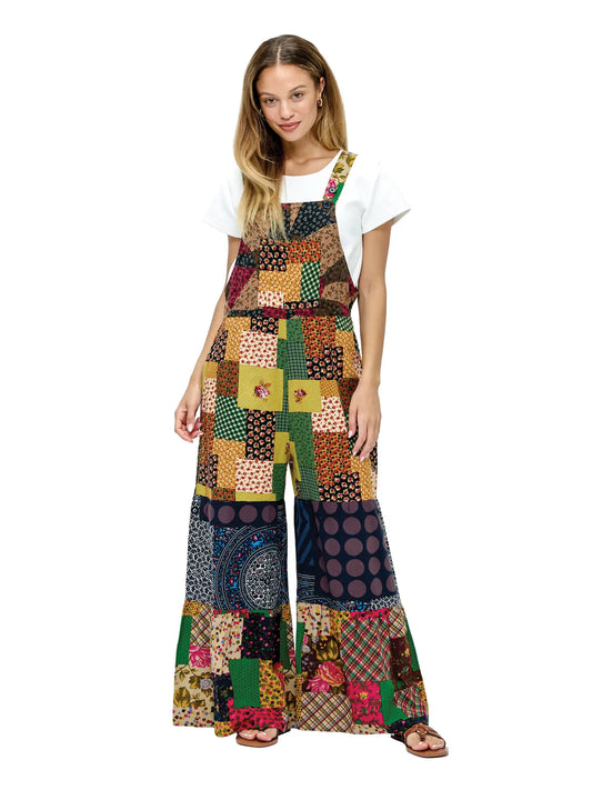 Overall Floral Patchwork Print