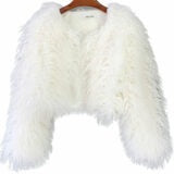 Faux Fur Crop Jacket