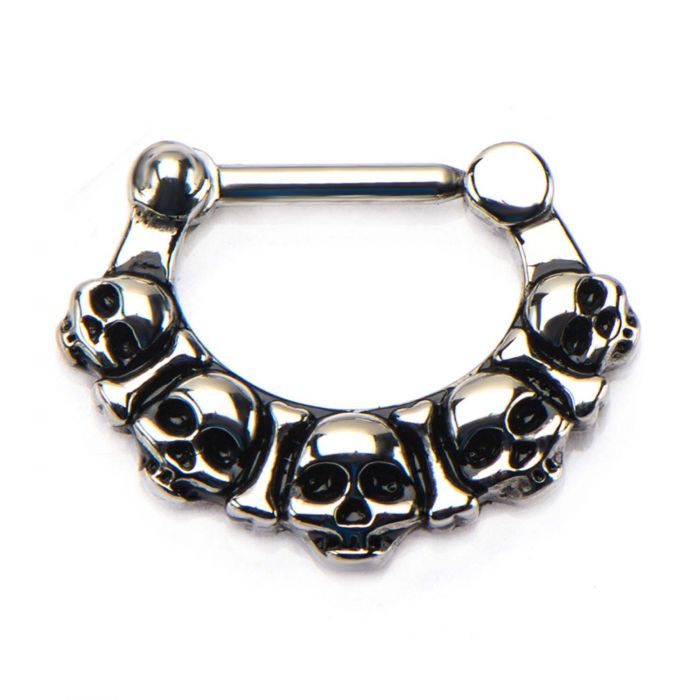 Skull Septum Clicker