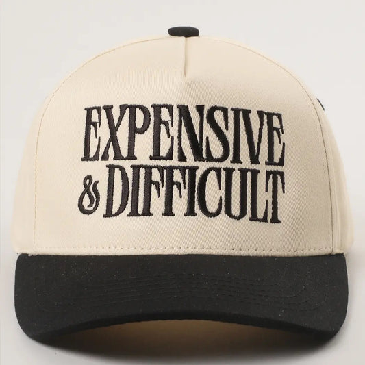 Black Brim Expensive And Difficult Hat