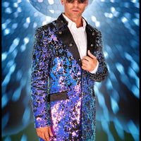 Purple Sequin Blazer