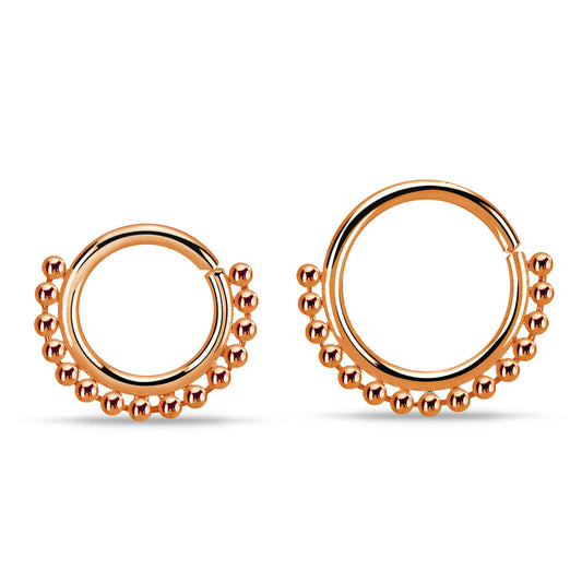 18g Small Beads Rose Gold