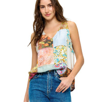 Floral Patchwork Top