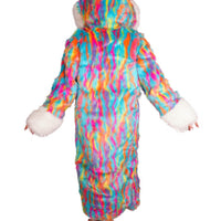 Splatter Tye Dye Long Coat