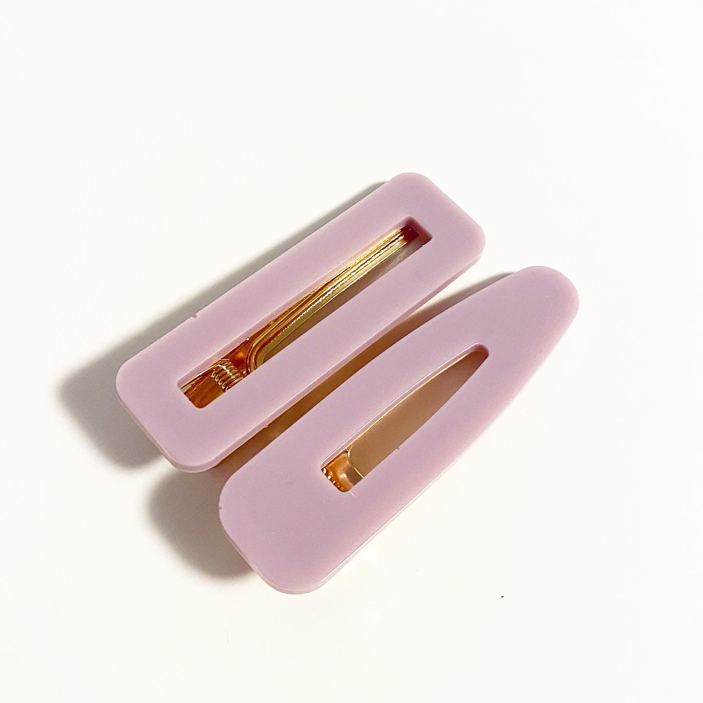 Dusty Rose Shimmer 2 Pack Hair Clips