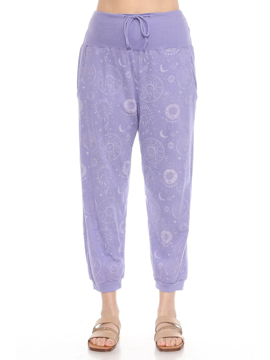 Celestial Cotton Jersey Lounge Pants