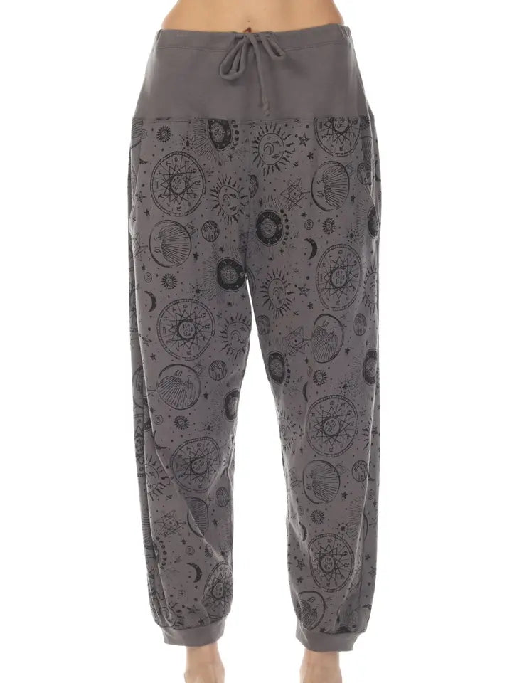 Celestial Cotton Jersey Lounge Pants