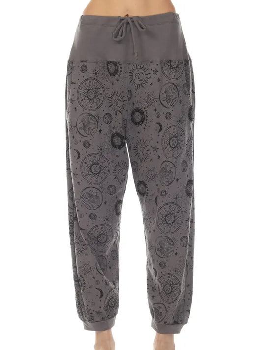 Celestial Cotton Jersey Lounge Pants