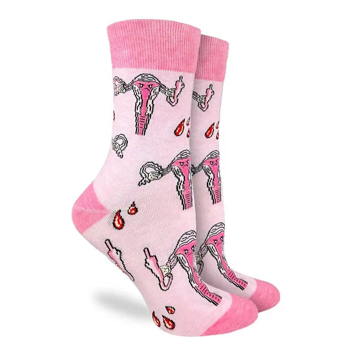 Fuck Off Uteruses Socks