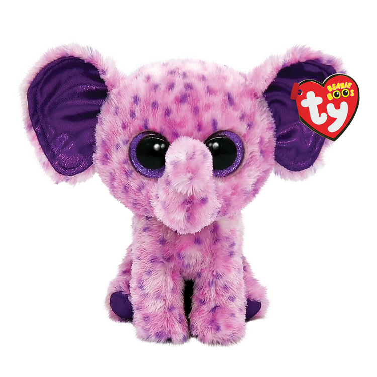6" Eva Pink Speckled Elephant