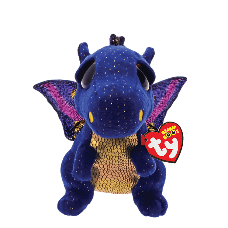 Safire Blue Speckled Dragon 8 Inches
