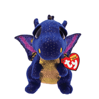 Safire Blue Speckled Dragon 8 Inches