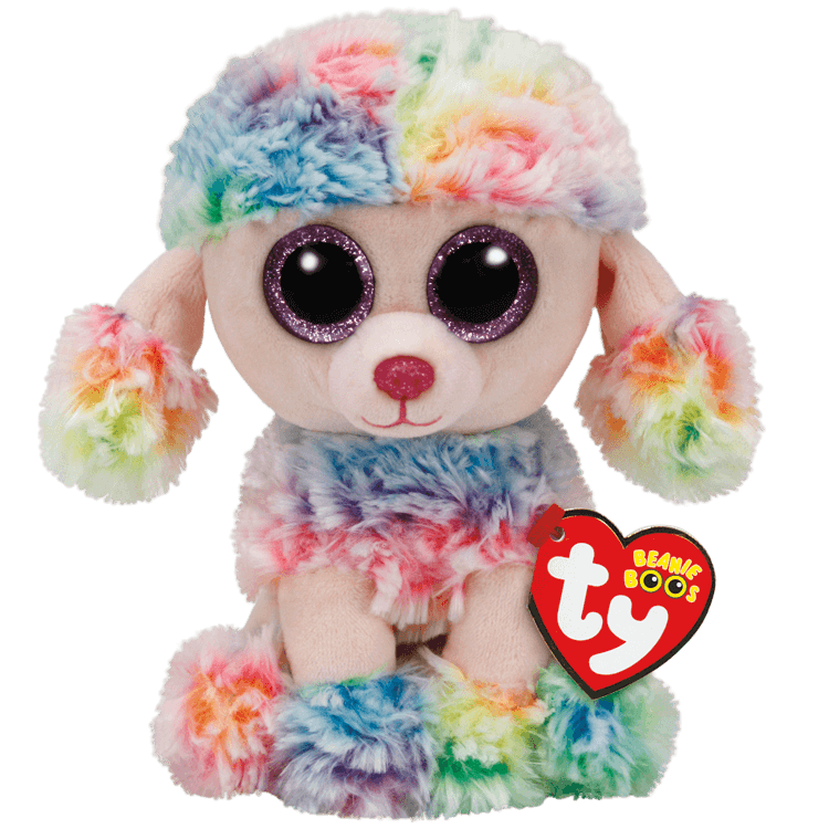 Rainbow Poodle 6"
