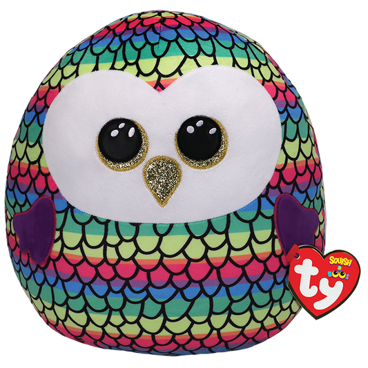 Owen Rainbow Owl 14"