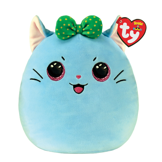 Kirra Blue Cat Squish 10"