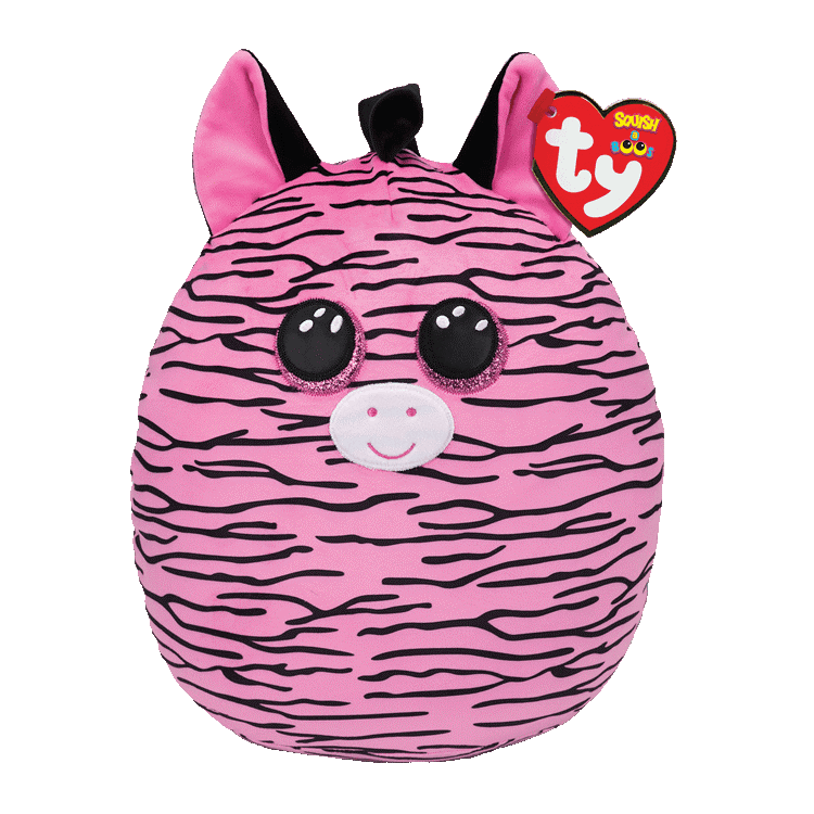 Zoey Zebra Pink Squish 10"