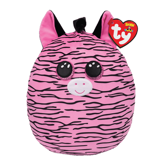 Zoey Zebra Pink Squish 10"