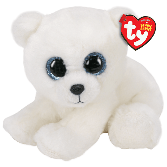 Ari- Polar Bear White Plush 8 Inches