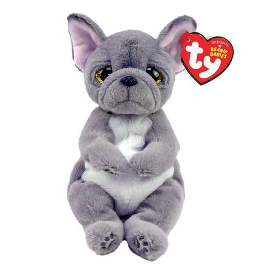 Wilfred- Dog Grey Belly Plush  8 Inches