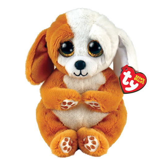 Ruggles Brown And White Dog 8"