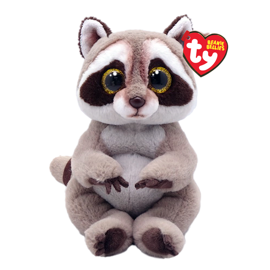 Petey Grey Raccoon 8 Inches