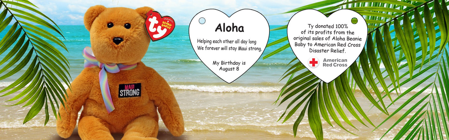 Aloha Maui Bear 8 Inches
