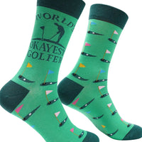 World's Okayest Golfer Socks