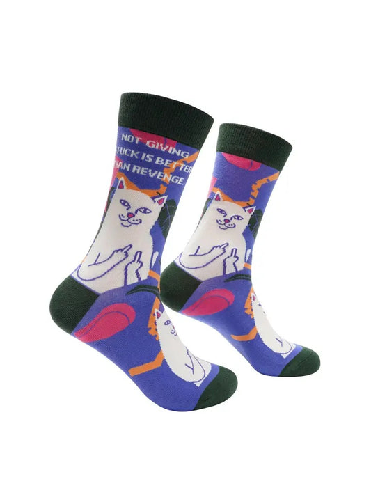 Not Giving A Fuck Is Better Than Revenge Socks