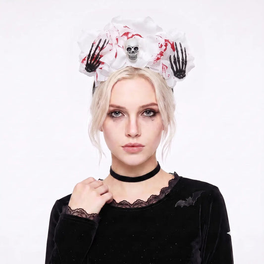 Skeleton Hands Headband