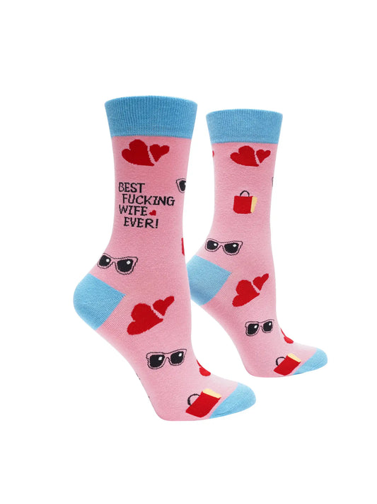 Best Fucking Wife Ever Socks