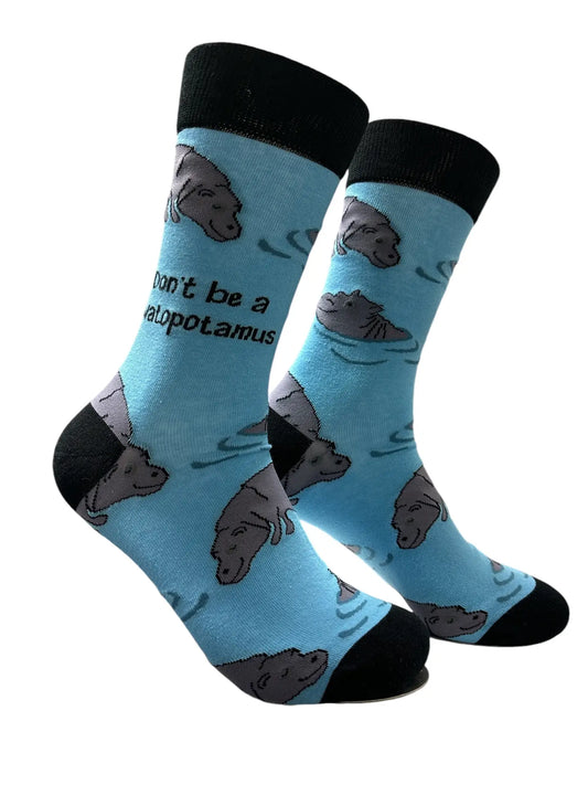 Don't Be Twatopotamus Socks