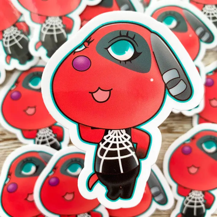 Cherry Animal Crossing Vinyl Sticker