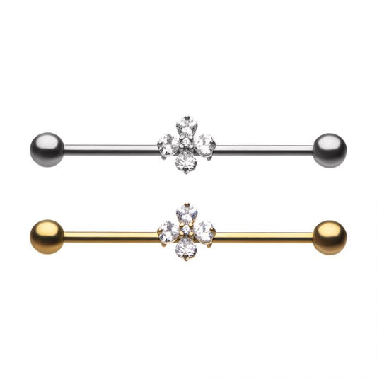 4 HEARTS PRONG JEWELLED INDUSTRIAL