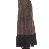 Celestial Patchwork Tiered Skirt