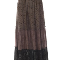 Celestial Patchwork Tiered Skirt