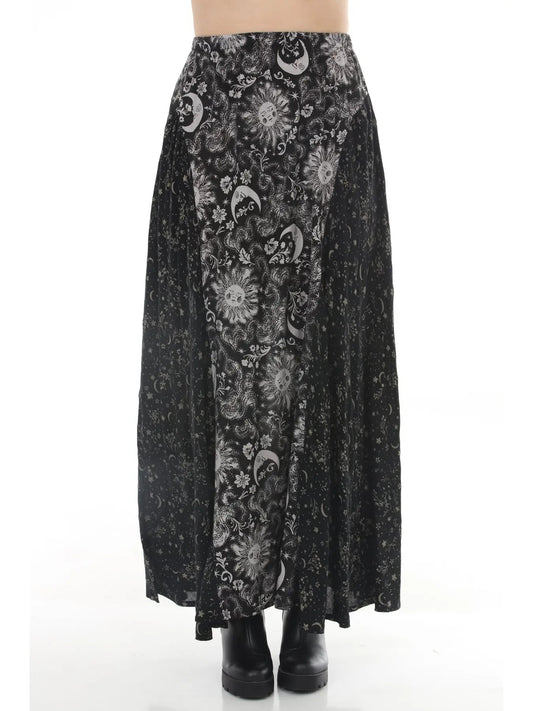Romantick Celestial Flowy Maxi Skirt