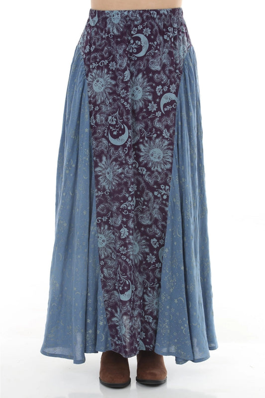 Romantick Celestial Flowy Maxi Skirt