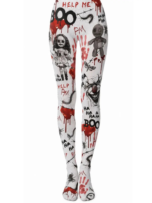 Boo Printed Tights