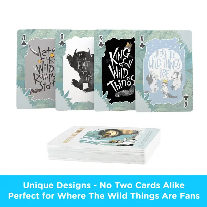 Where the Wild Things Are Playing Cards