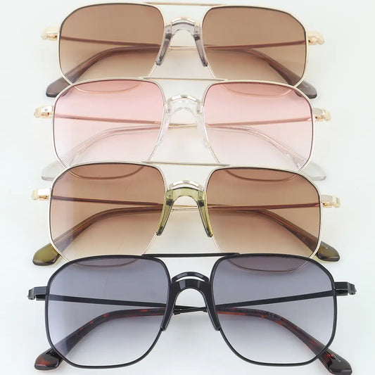 Modern Gradient Aviator Sunglasses