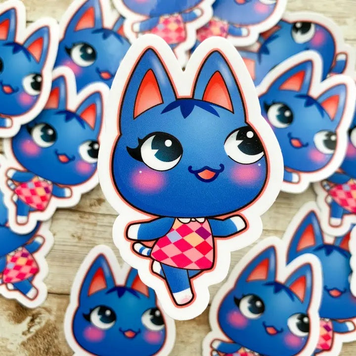Rosie Animal Crossing Vinyl Sticker