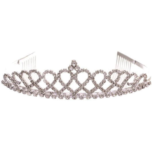 Tiara de diamantes de imitación