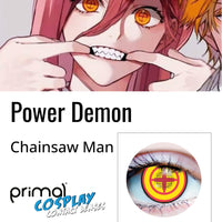 Power Yellow & Red Cosplay Contact Lenses