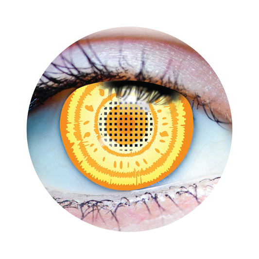 Makima Orange & Yellow Cosplay Contact Lenses