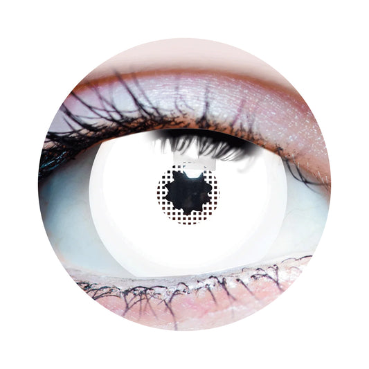White Mini Sclera Costume Contacts