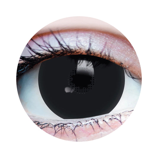 Black Mini Sclera Contacts